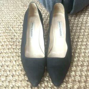 Manolo Blahnik Blank Heels Sz 38